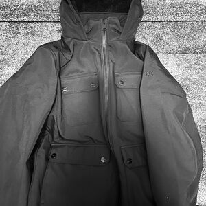 Michael Kors Men's Dark Gray Hooded Performance Jacket